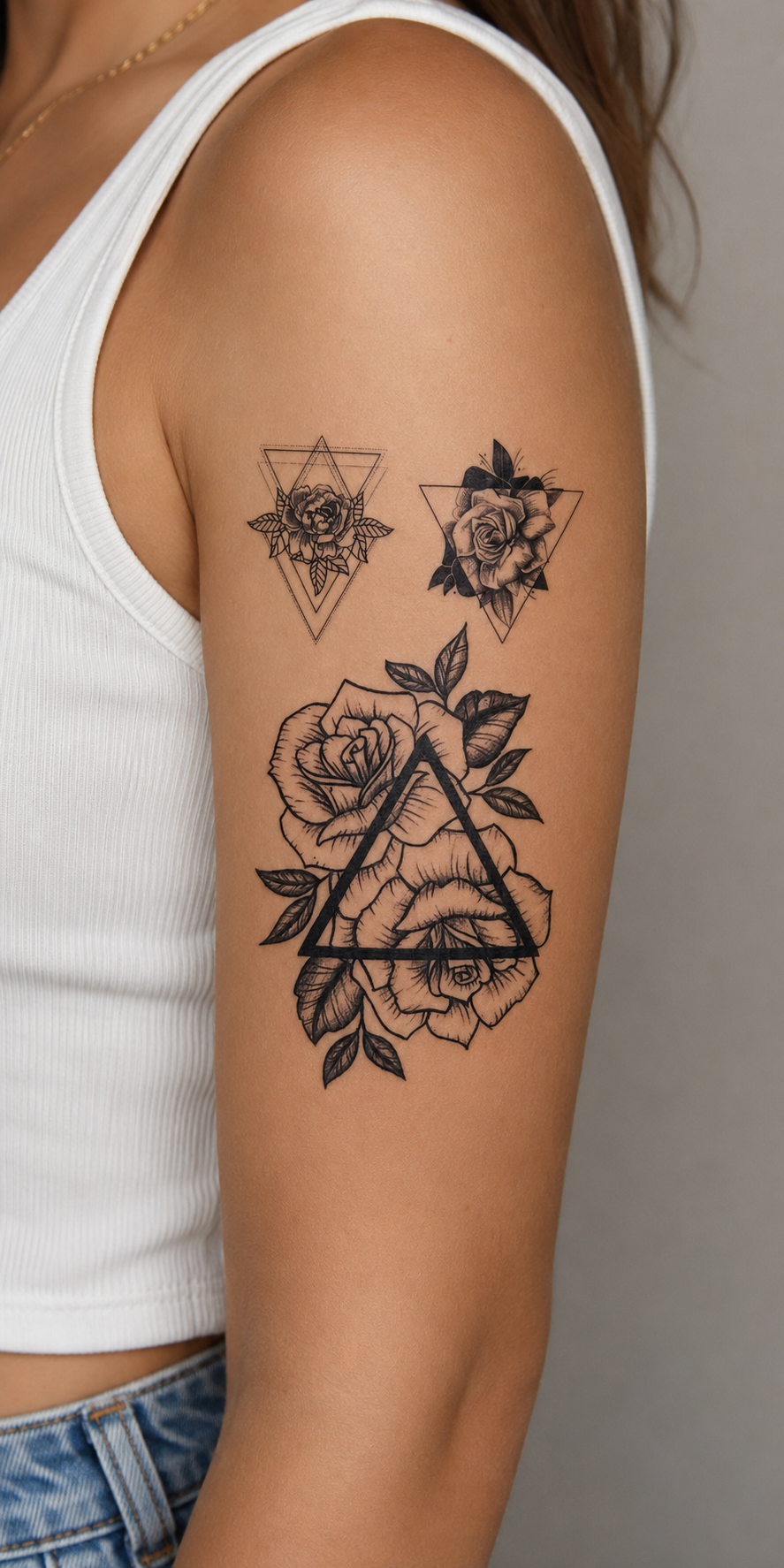 Gül Dövme Geçici Tattoo