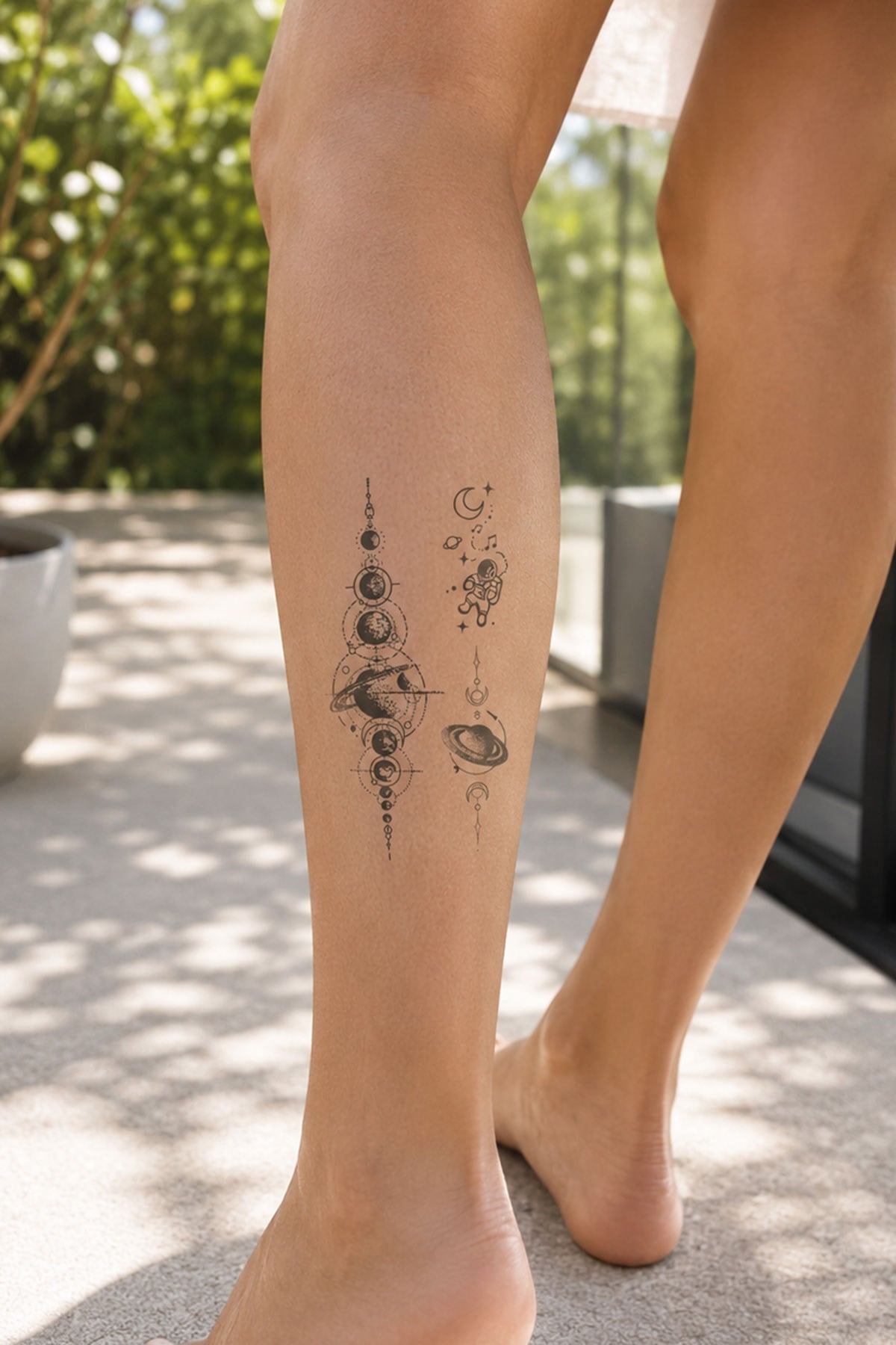Gezegen Geçici Dövme Tattoo