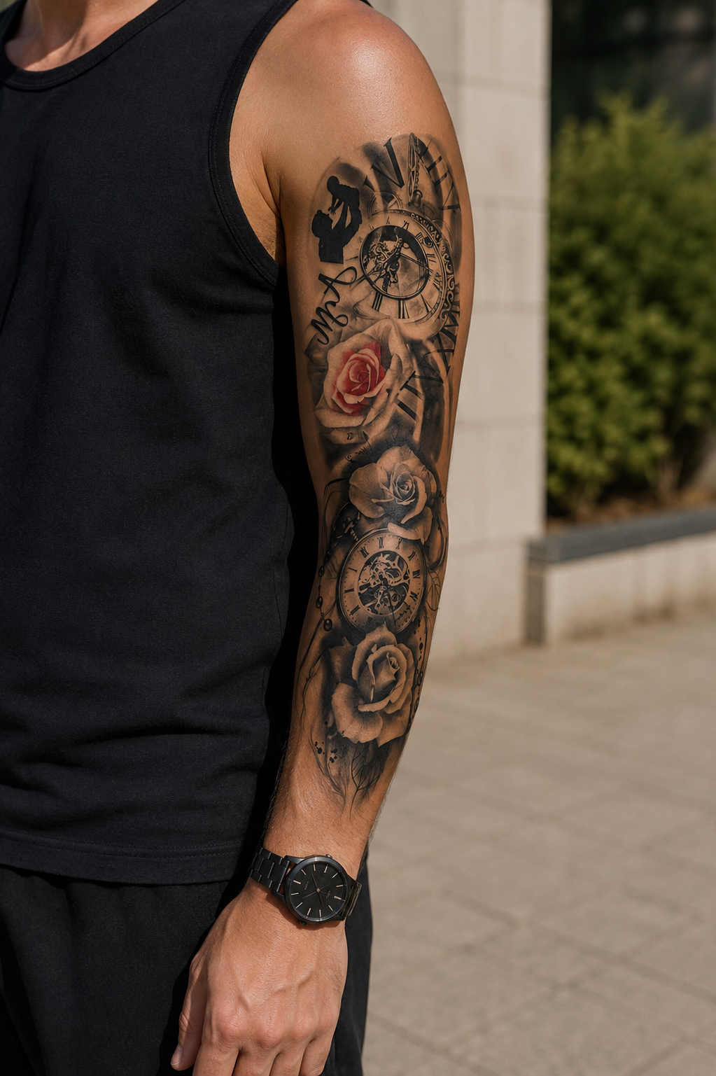 Pusula Kol Geçici Dövme Tattoo
