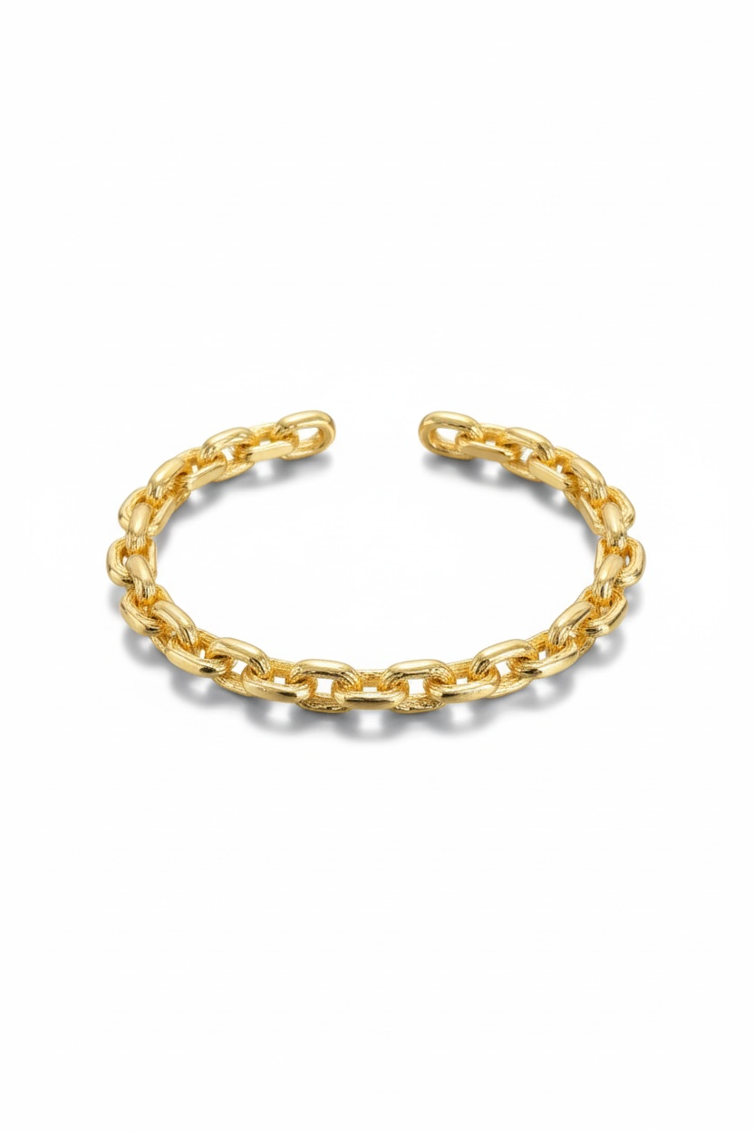 Altın Renk Metal Kelepçe Bileklik