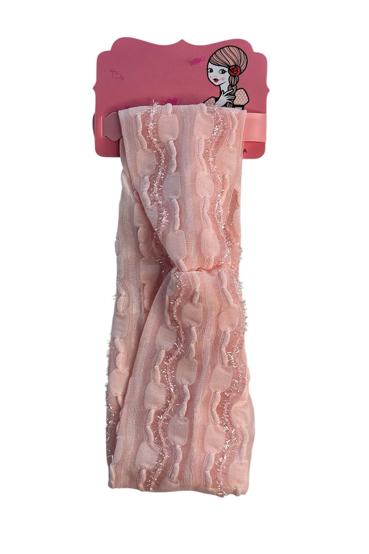 12li Karışık Renk Simli Saç Bandı