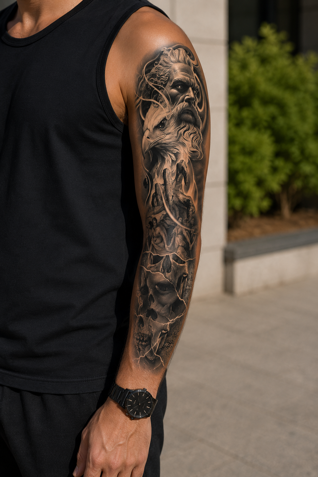 Zeus Kol Geçici Dövme Tattoo