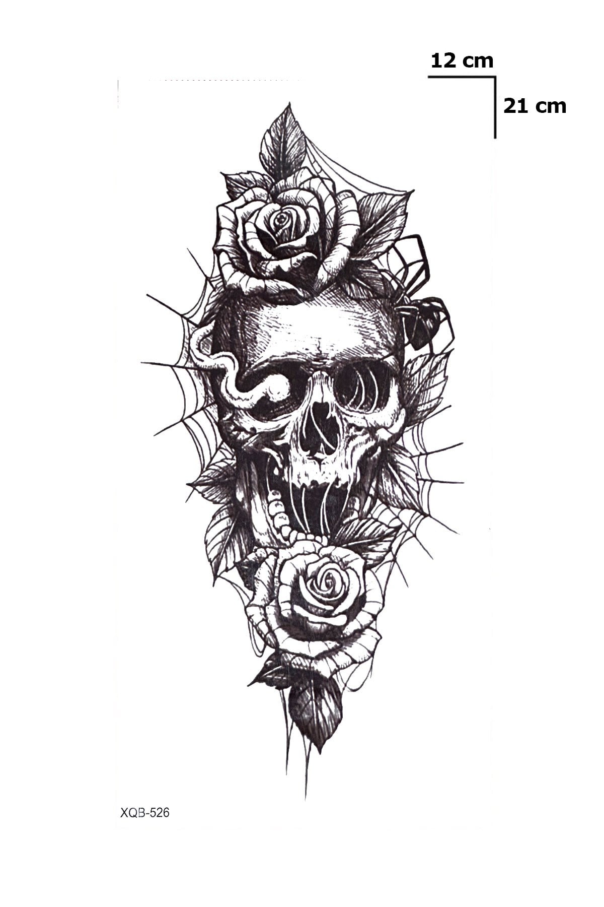 Kurukafa Geçici Dövme Tattoo