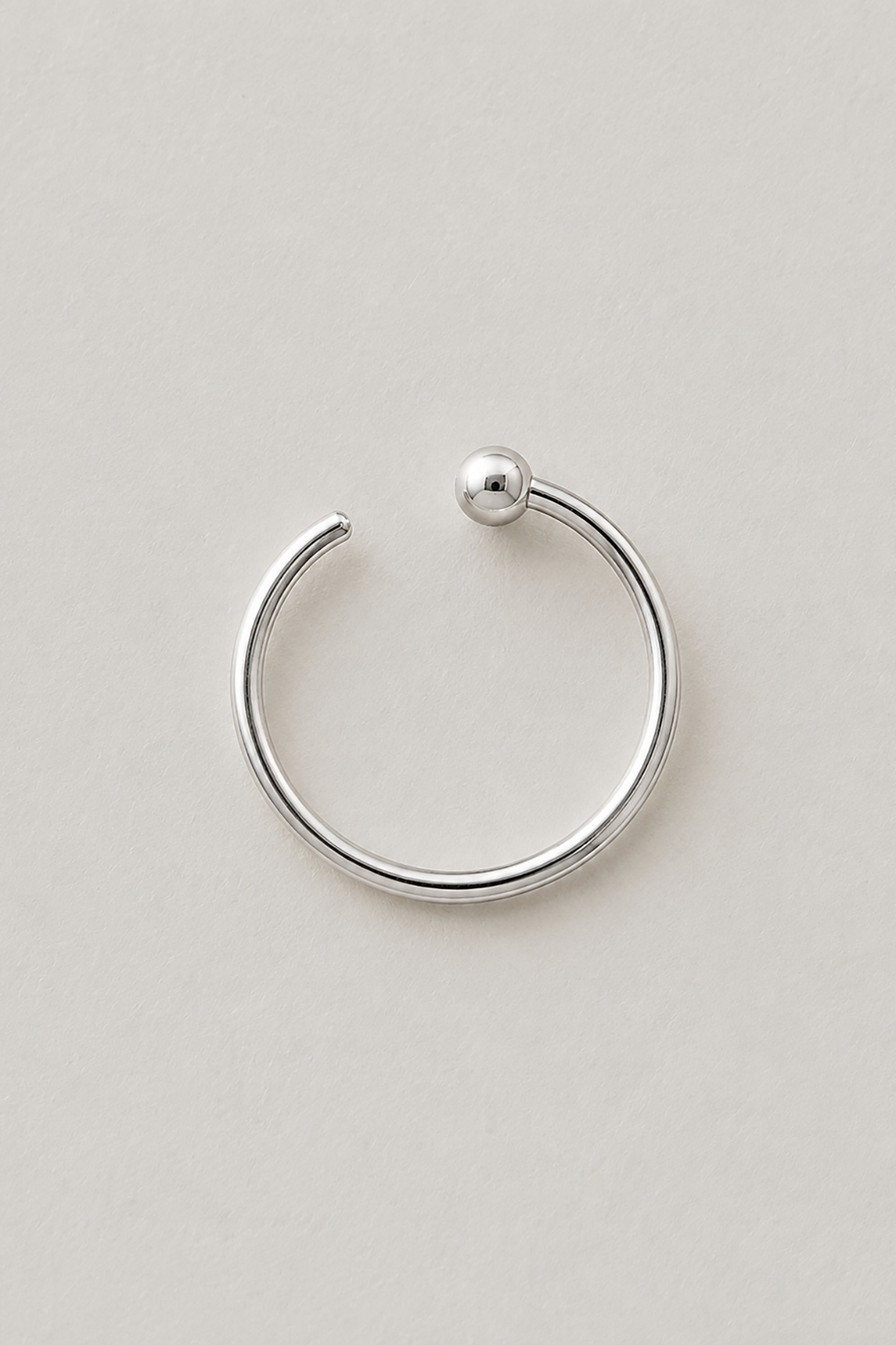 20li Gümüş Renk Halka Piercing Set