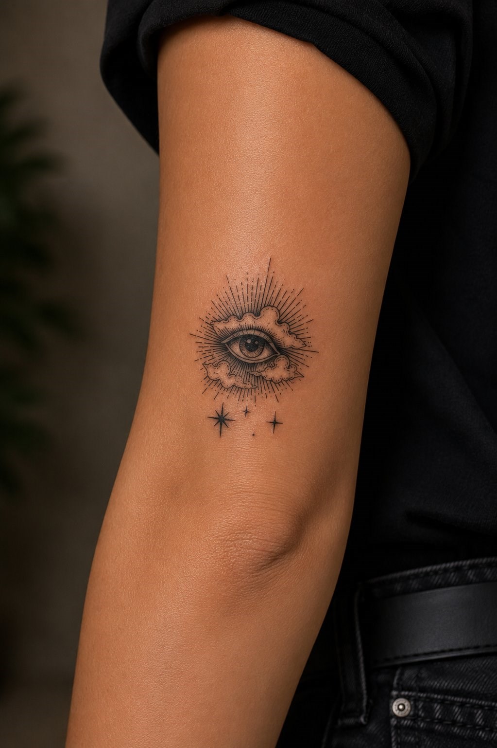 Göz Mini Dövme Geçici Tattoo
