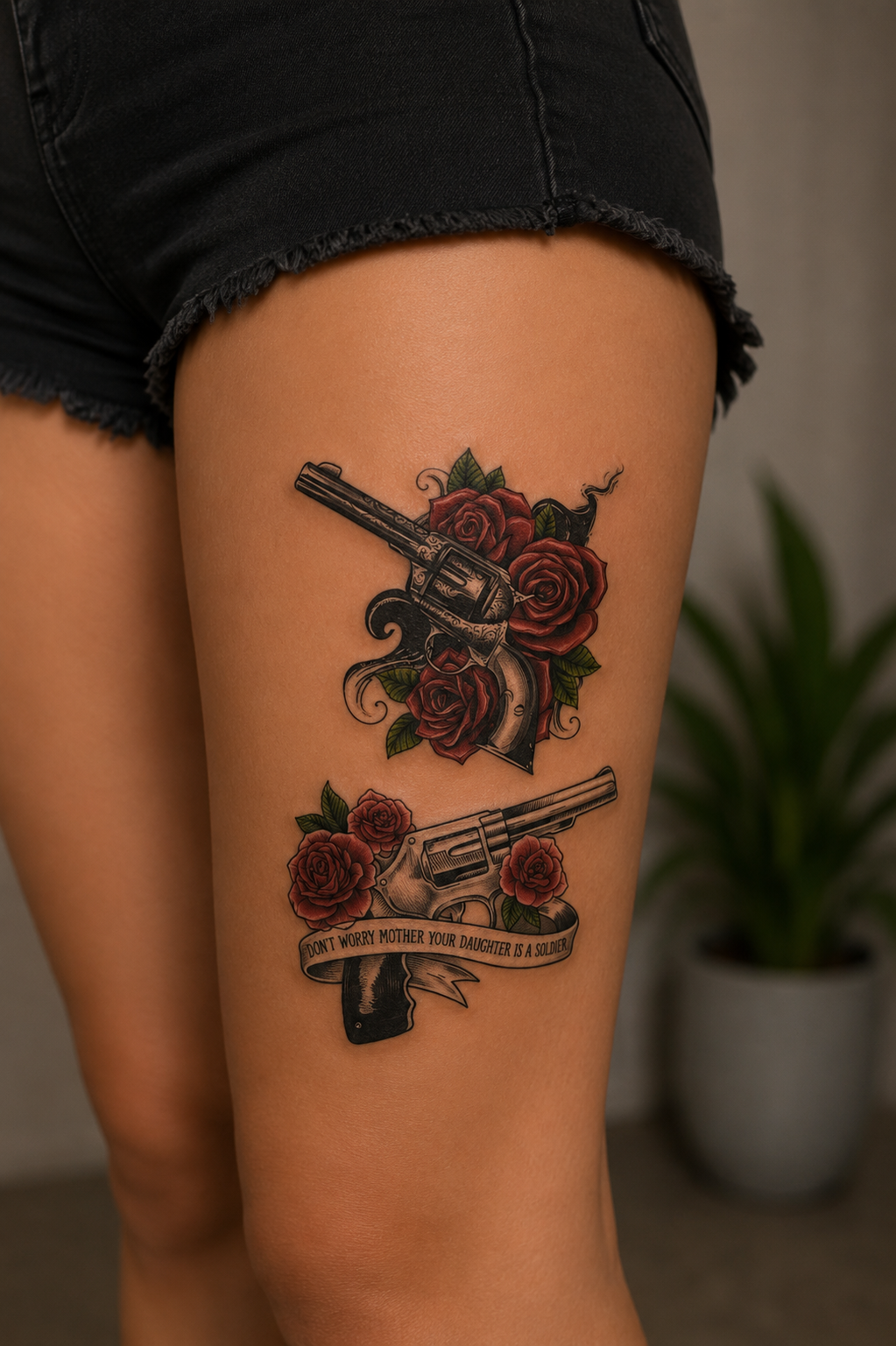 Tabanca Dövme Geçici Tattoo