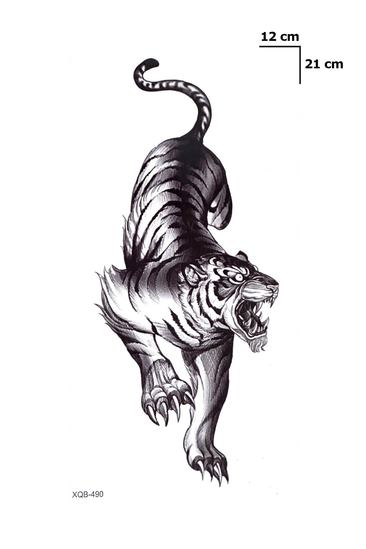 Kaplan Dövme Geçici Tattoo