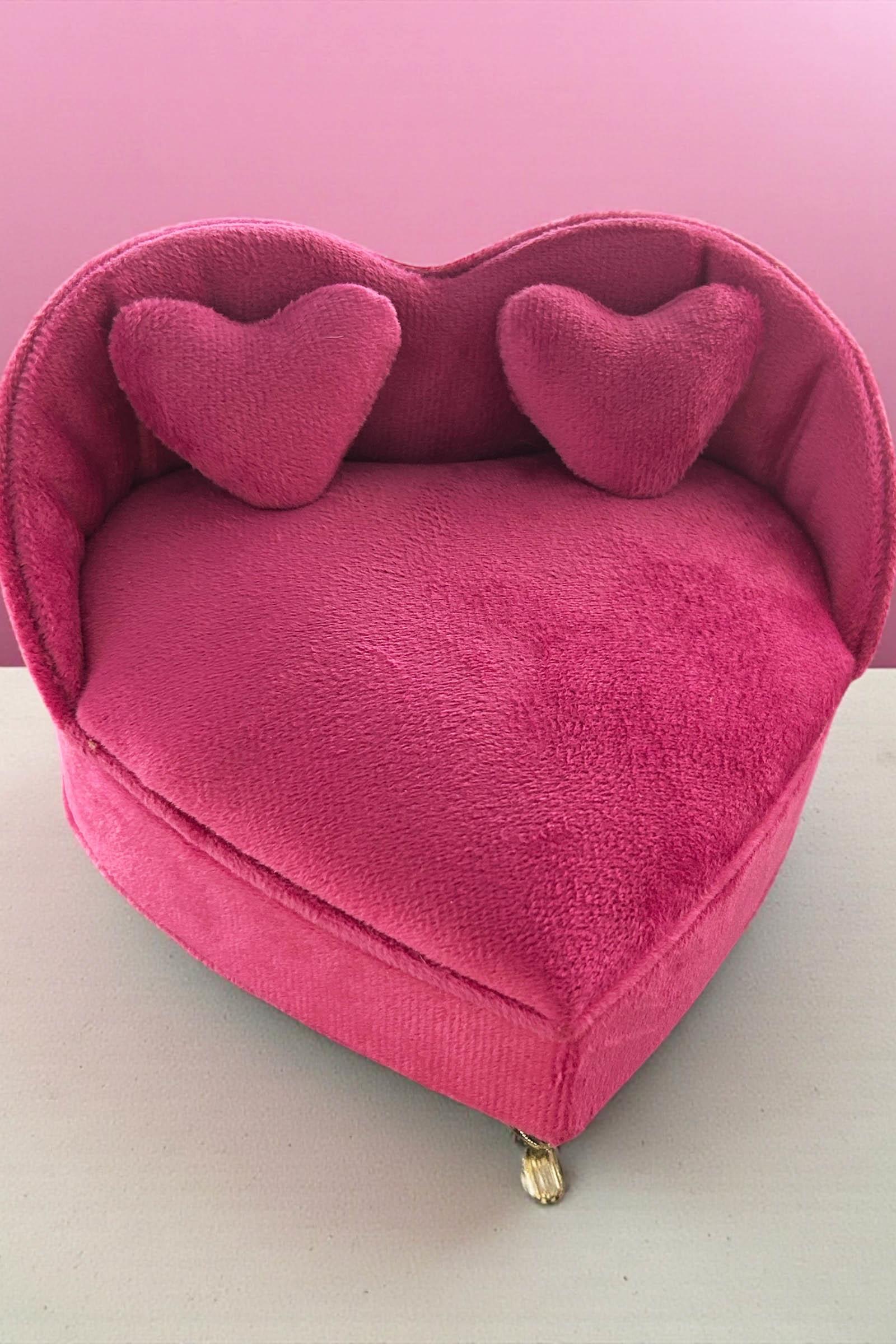 Pembe Renk Oyuncak Bebek Evi Kanepe, Takı Organizeri