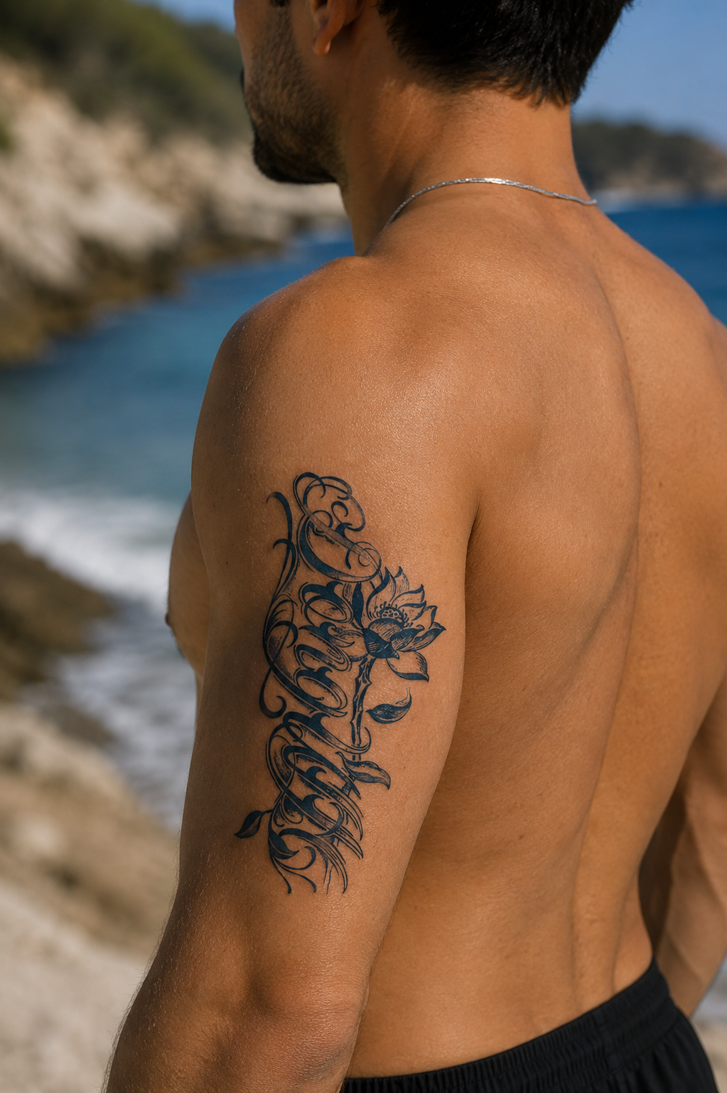 Yazılı Sonradan Kararan Yarı Kalıcı Geçici Dövme Tattoo