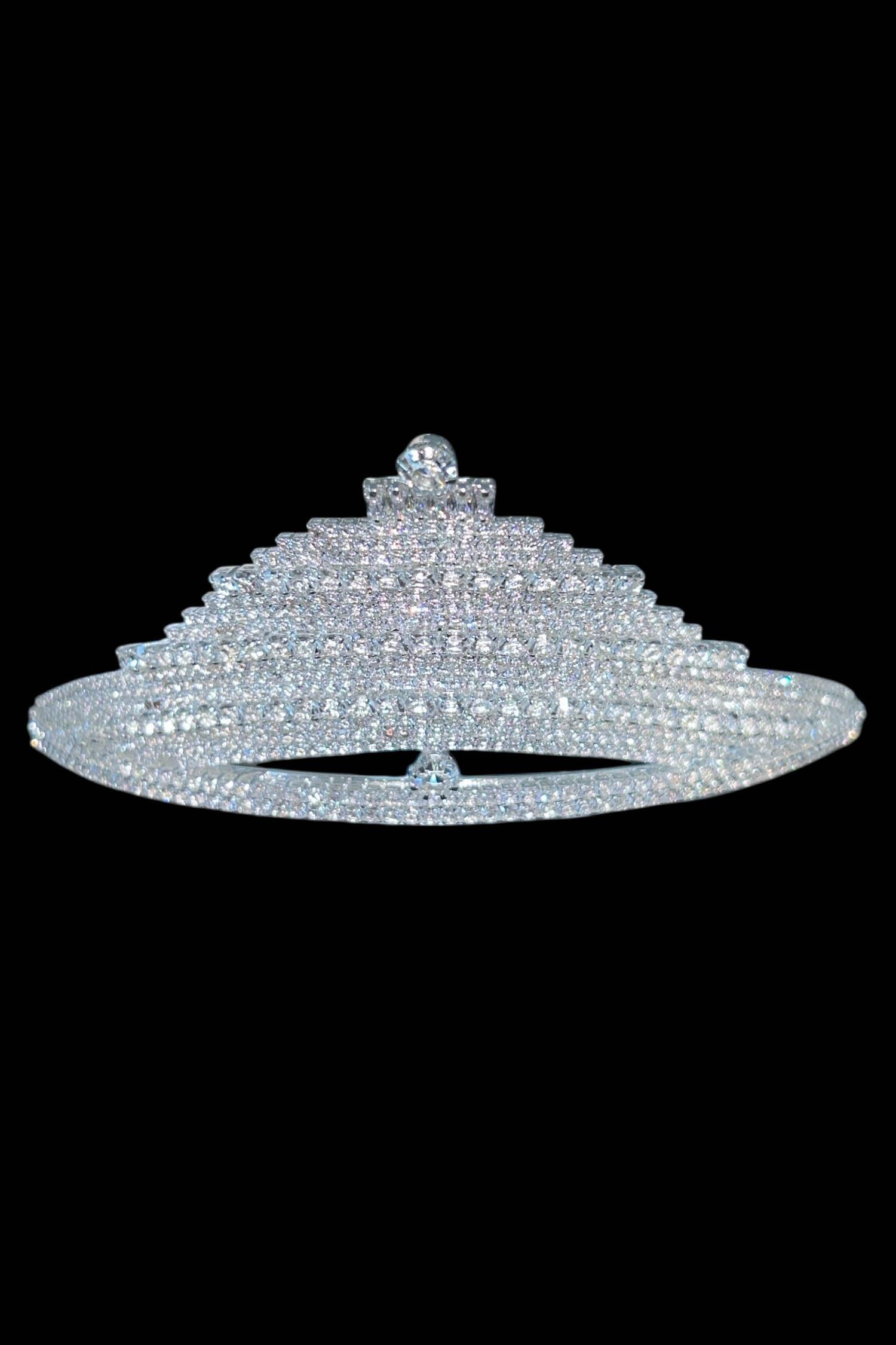 Zirkon Taşlı Gelin/Kına/Nişan/Söz Tasarım Taç