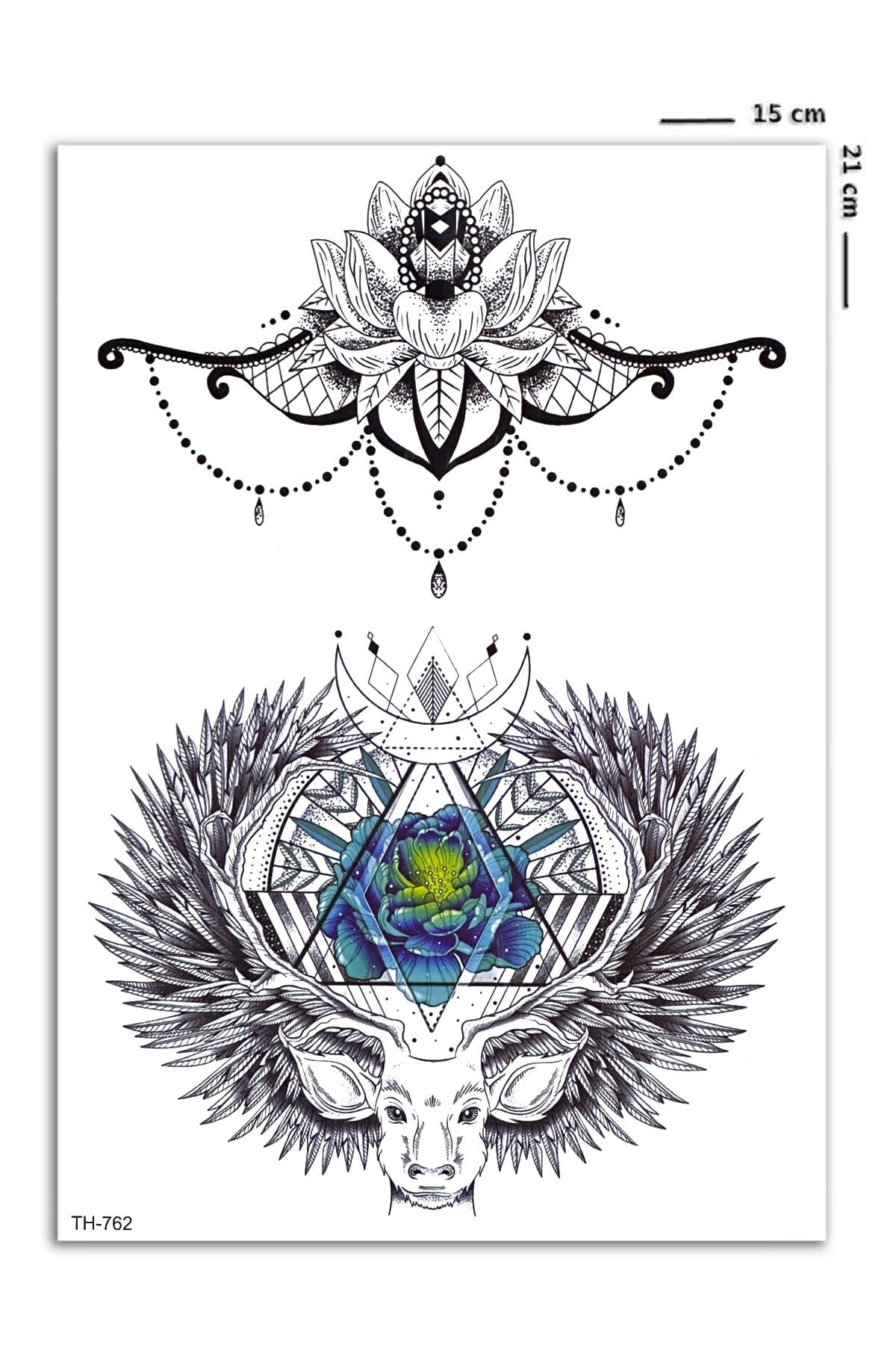 Motifli Dövme Geçici Tattoo