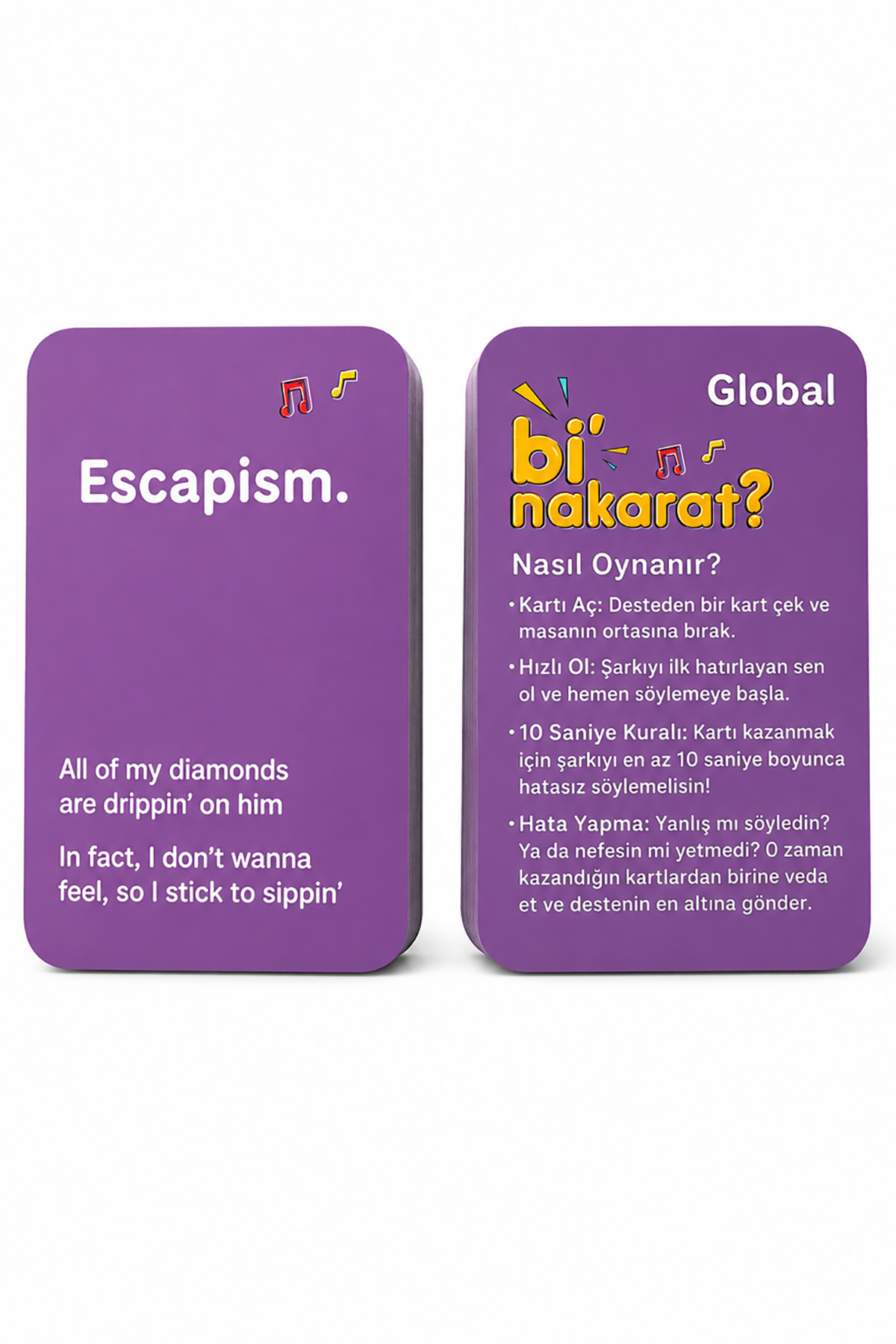 Bi Nakarat Oyunu Eğlence Parti Sevgili- Çift Oyunları Kart Oyunu