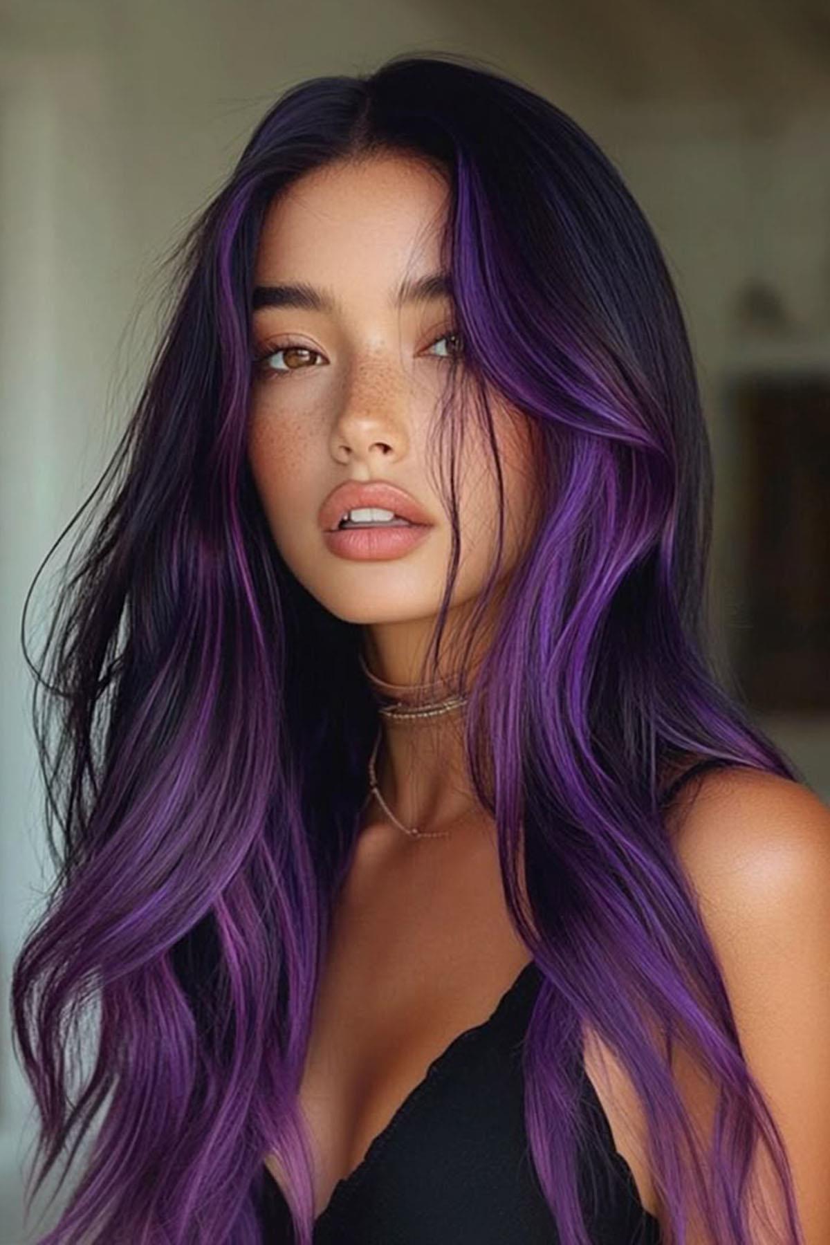 Mor Renk Saç Tebeşiri