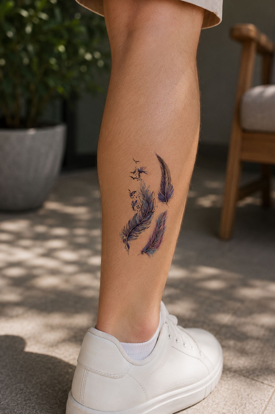 Tüy Mini Geçici Dövme Tattoo