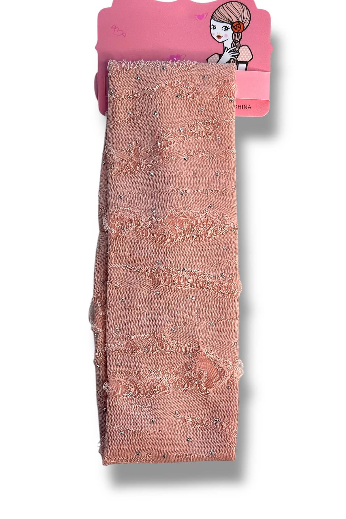 12li Karışık Renk Taş Detaylı Saç Bandı