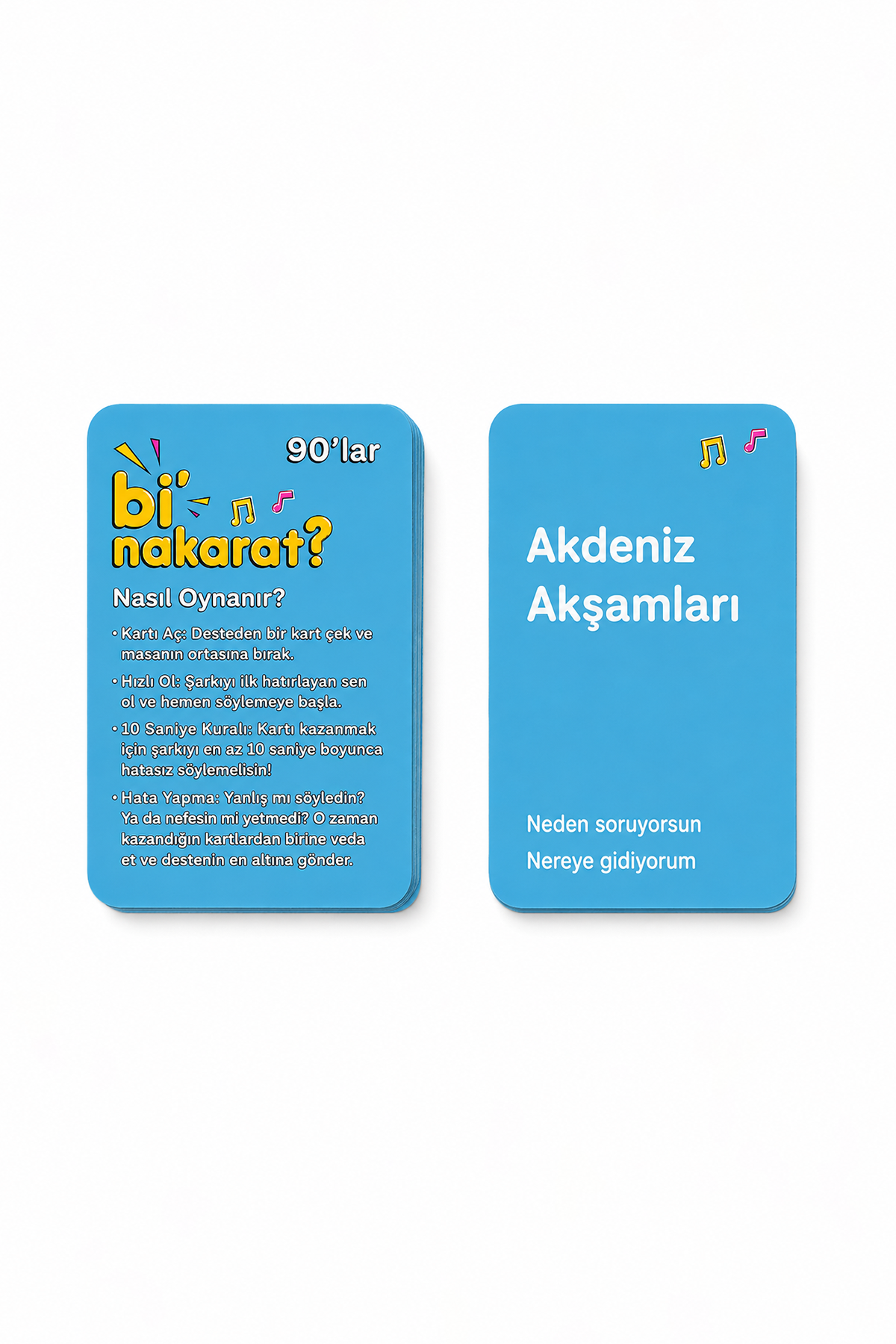 Bi Nakarat Oyunu Eğlence Parti Sevgili- Çift Oyunları Kart Oyunu