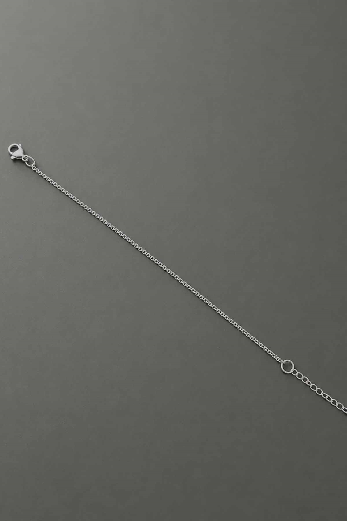 Gümüş Renk Zincir Çelik Bileklik (Unisex)