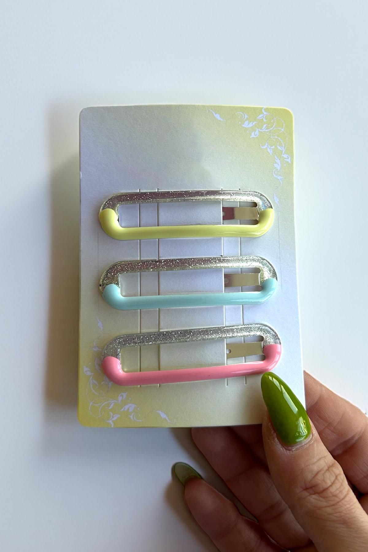 30lu Karışık Renk Yan Toka Set