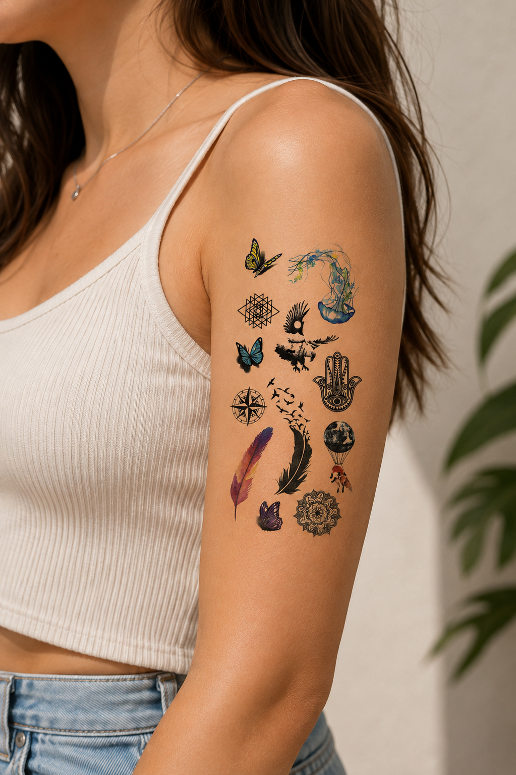 Karışık Dövme Geçici Tattoo