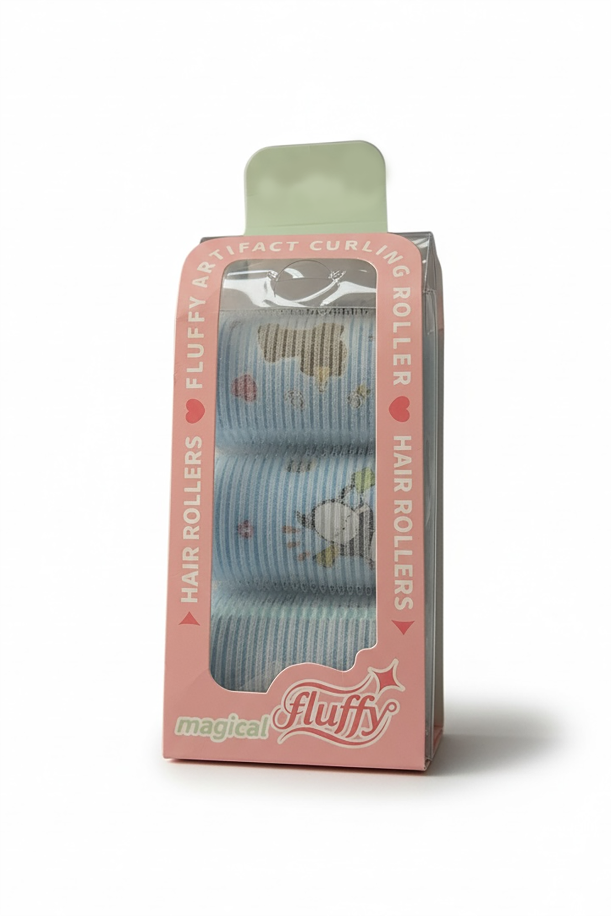 Mavi Renk 3lü Bigudi Set