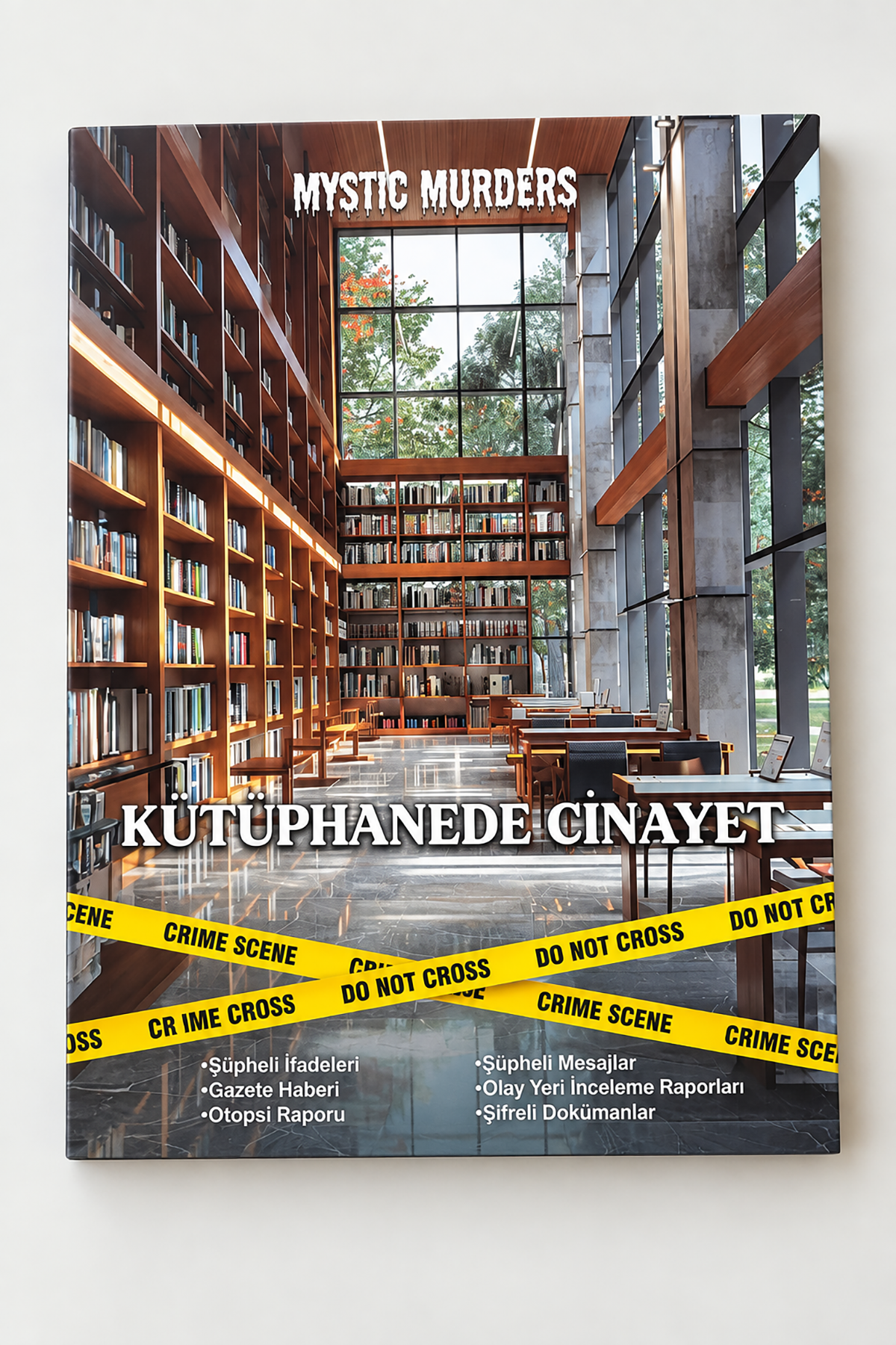 Dedektif Cinayet Çözme Oyunu-Kütüphanede Cinayet