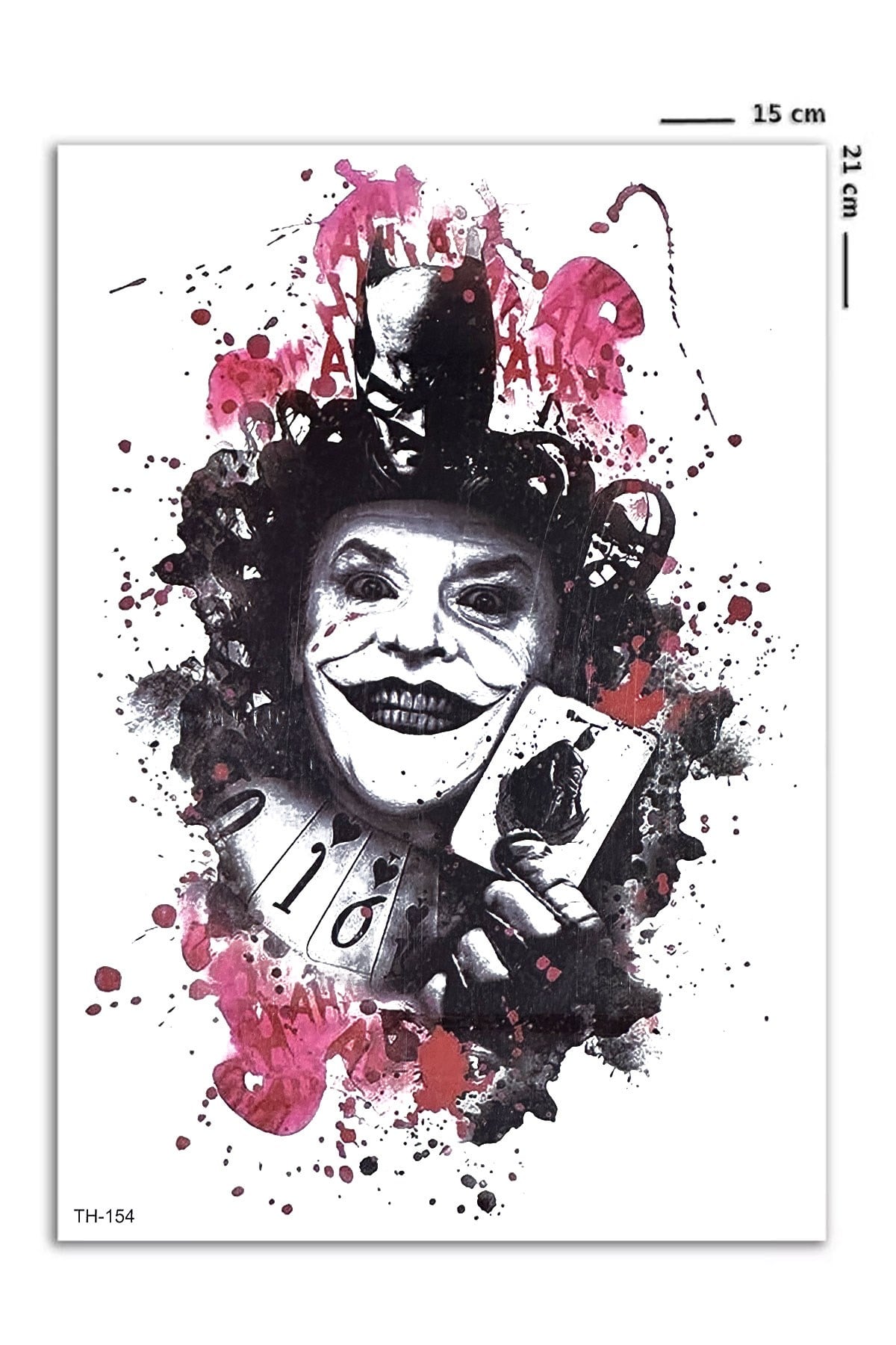 Joker Geçici Dövme Tattoo
