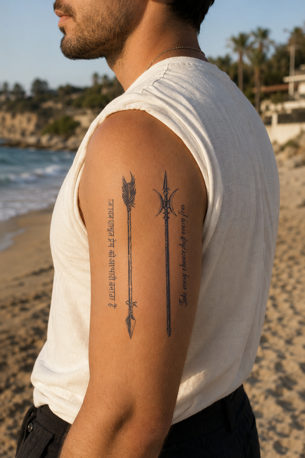 Ok Sonradan Kararan Yarı Kalıcı Geçici Dövme Tattoo