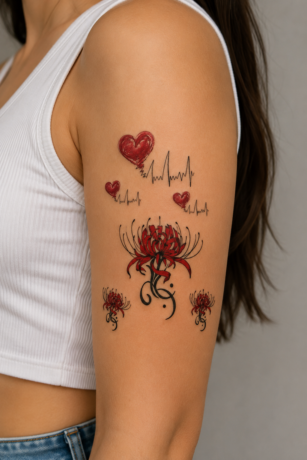 Kalp Geçici Dövme Tattoo