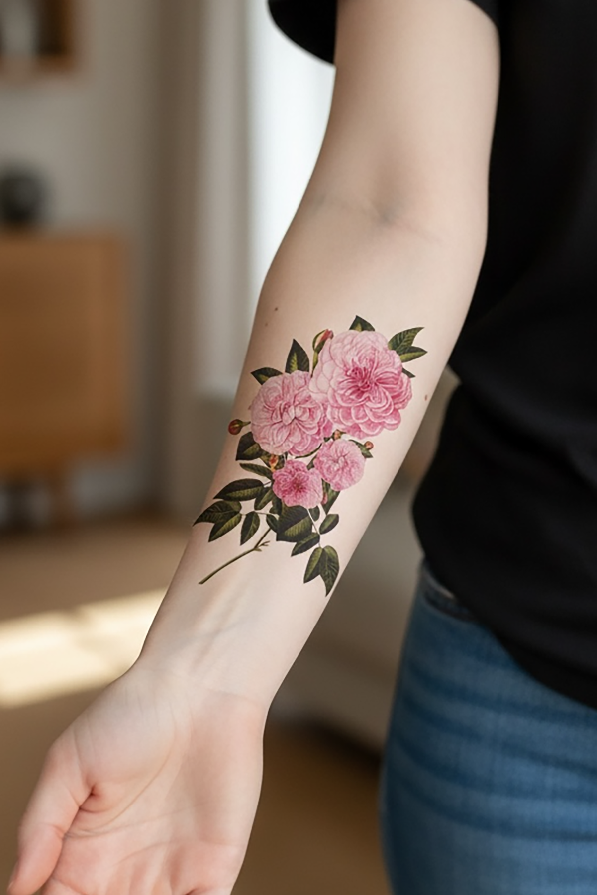 Geçici Çiçek Dövme Tattoo