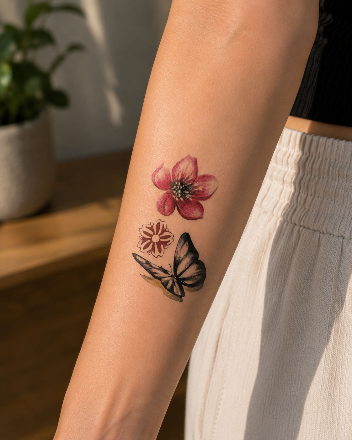 Kelebekler Mini Geçici Dövme Tattoo