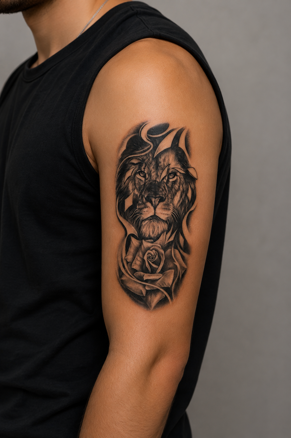 Aslan Dövme Geçici Tattoo