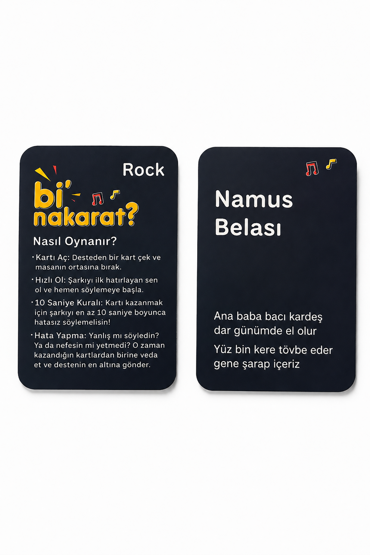 Bi Nakarat Oyunu Eğlence Parti Sevgili- Çift Oyunları Kart Oyunu