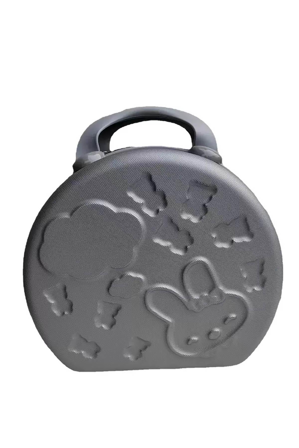 Gri Renk Organizatör El Bavulu 