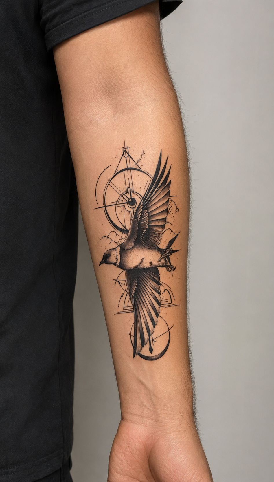 Kuş Dövme Geçici Tattoo