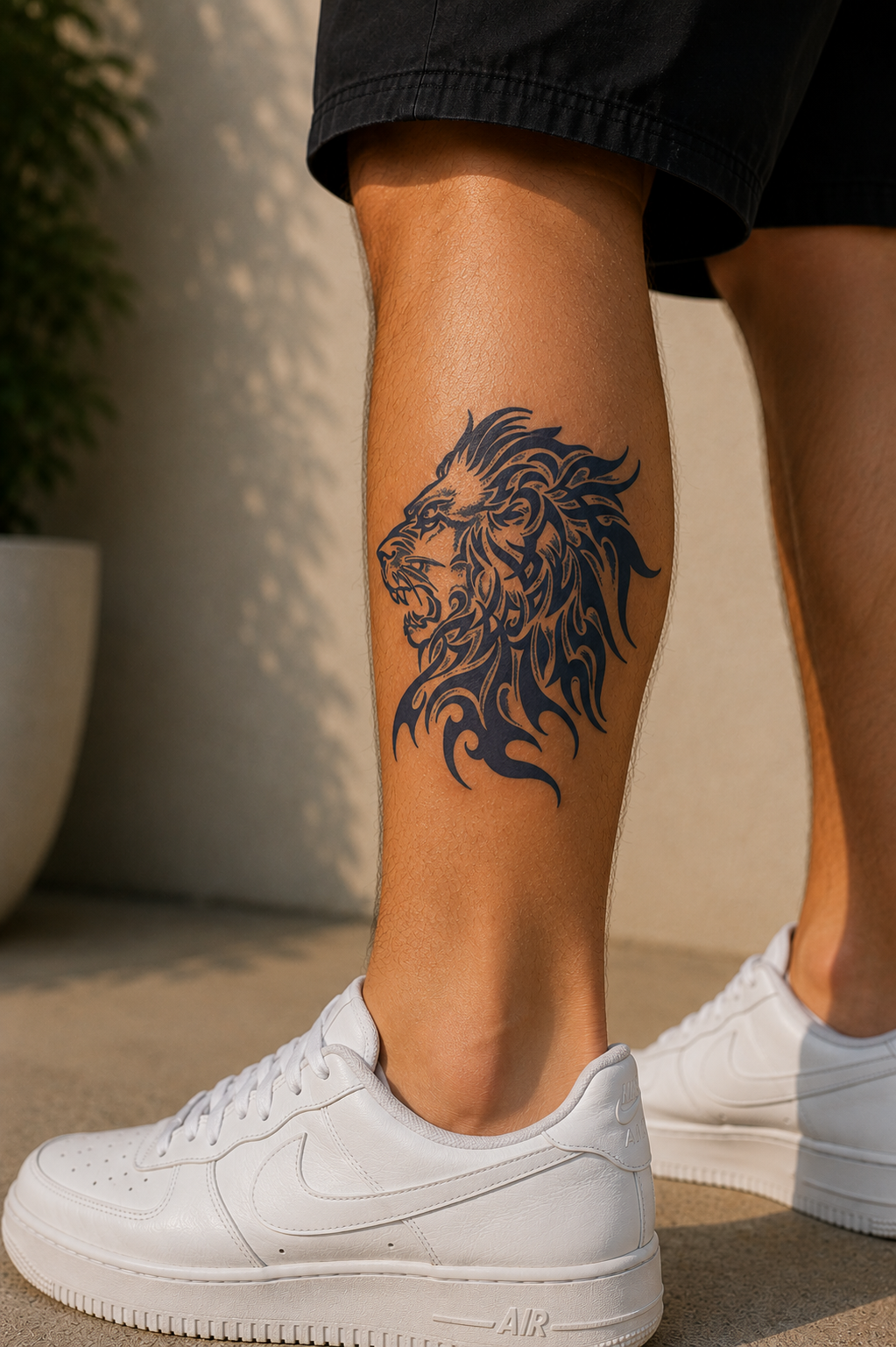 Aslan Sonradan Kararan Yarı Kalıcı Geçici Dövme Tattoo