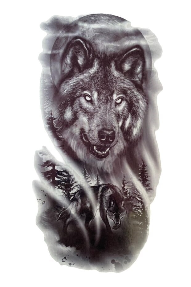 Kurt Dövme Geçici Tattoo