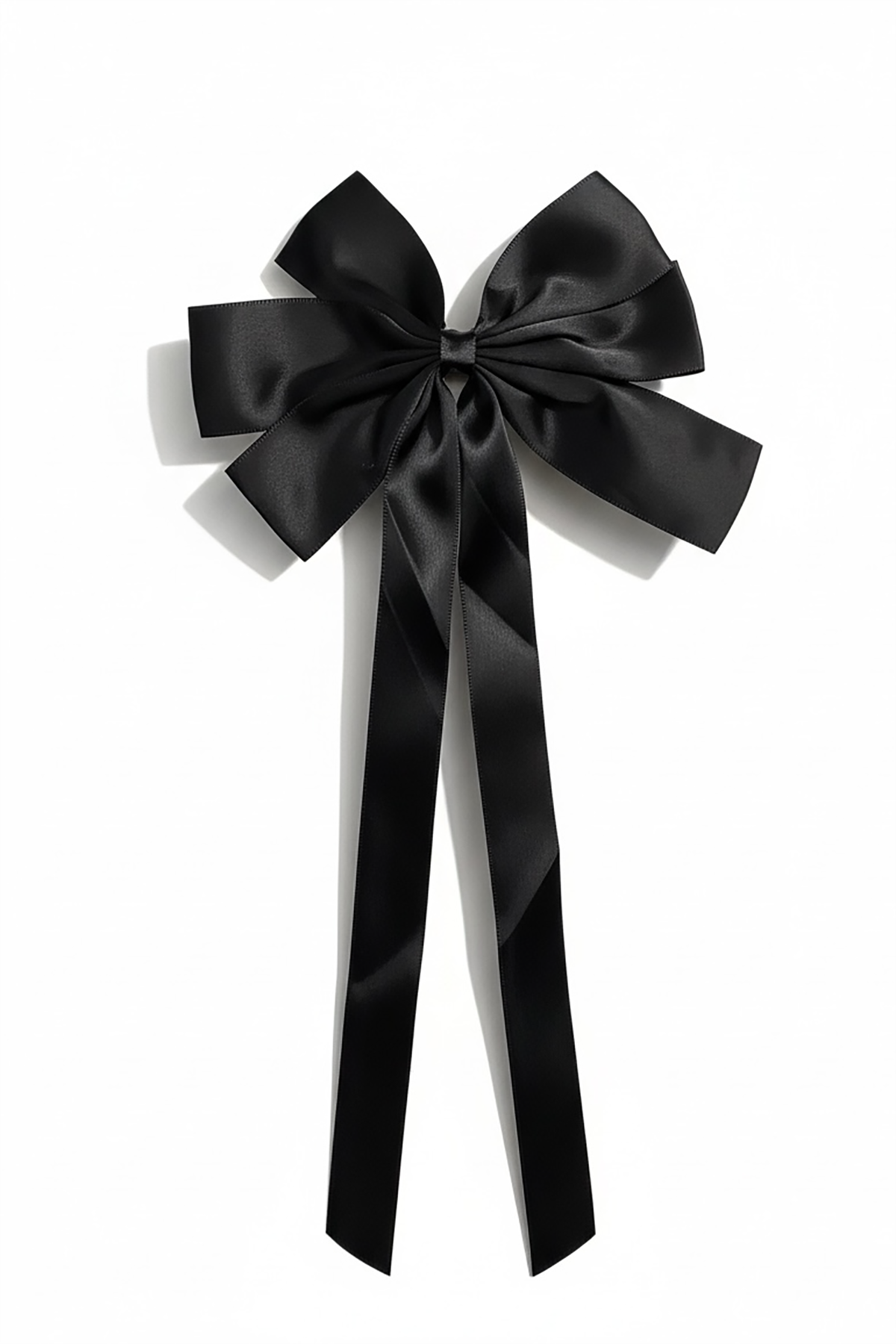 Siyah Renk Kurdele Detaylı Pens Toka