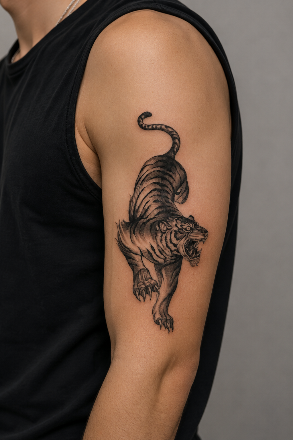 Kaplan Dövme Geçici Tattoo