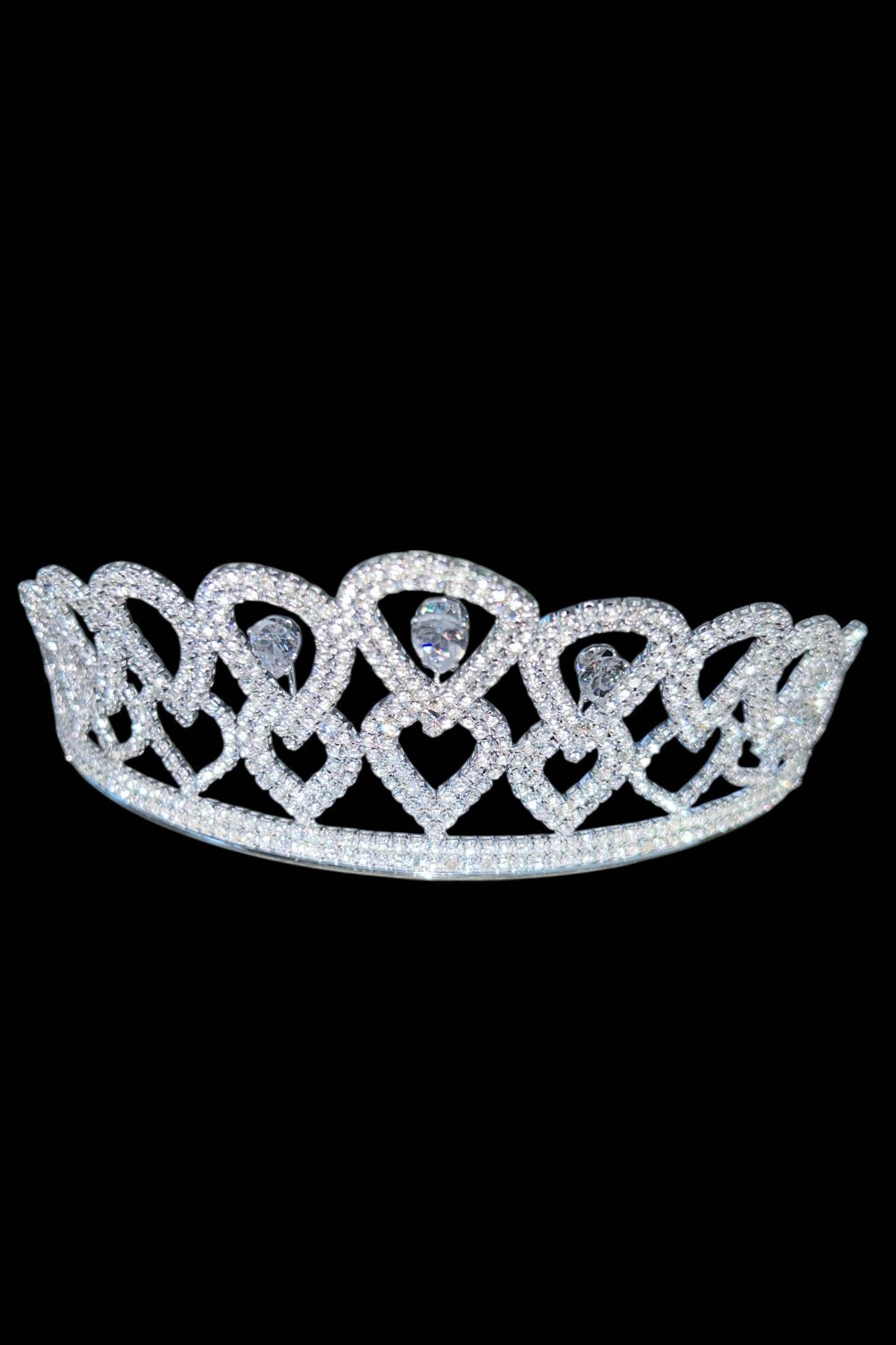 Zirkon Taşlı Gelin/Kına/Nişan/Söz Tasarım Taç