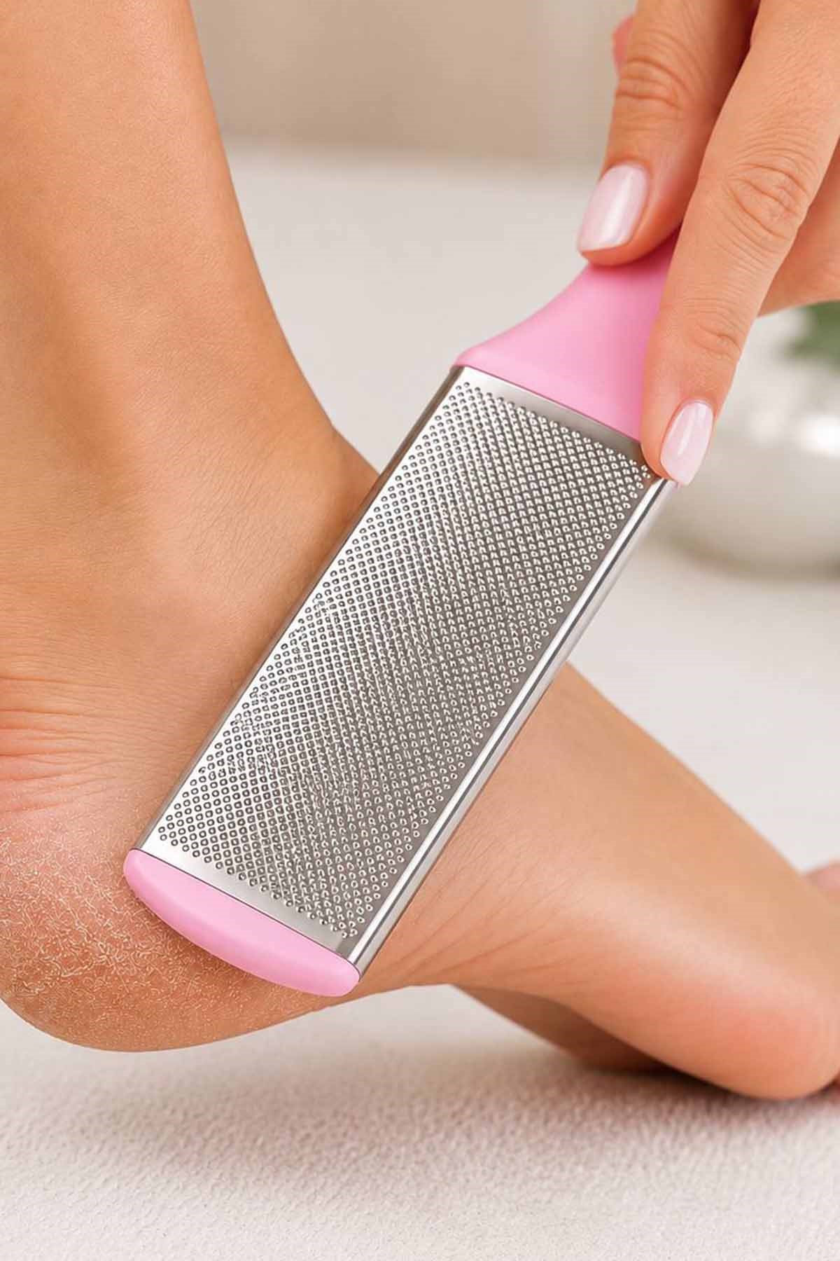 Pembe Renk Ayak Bakım Törpüsü