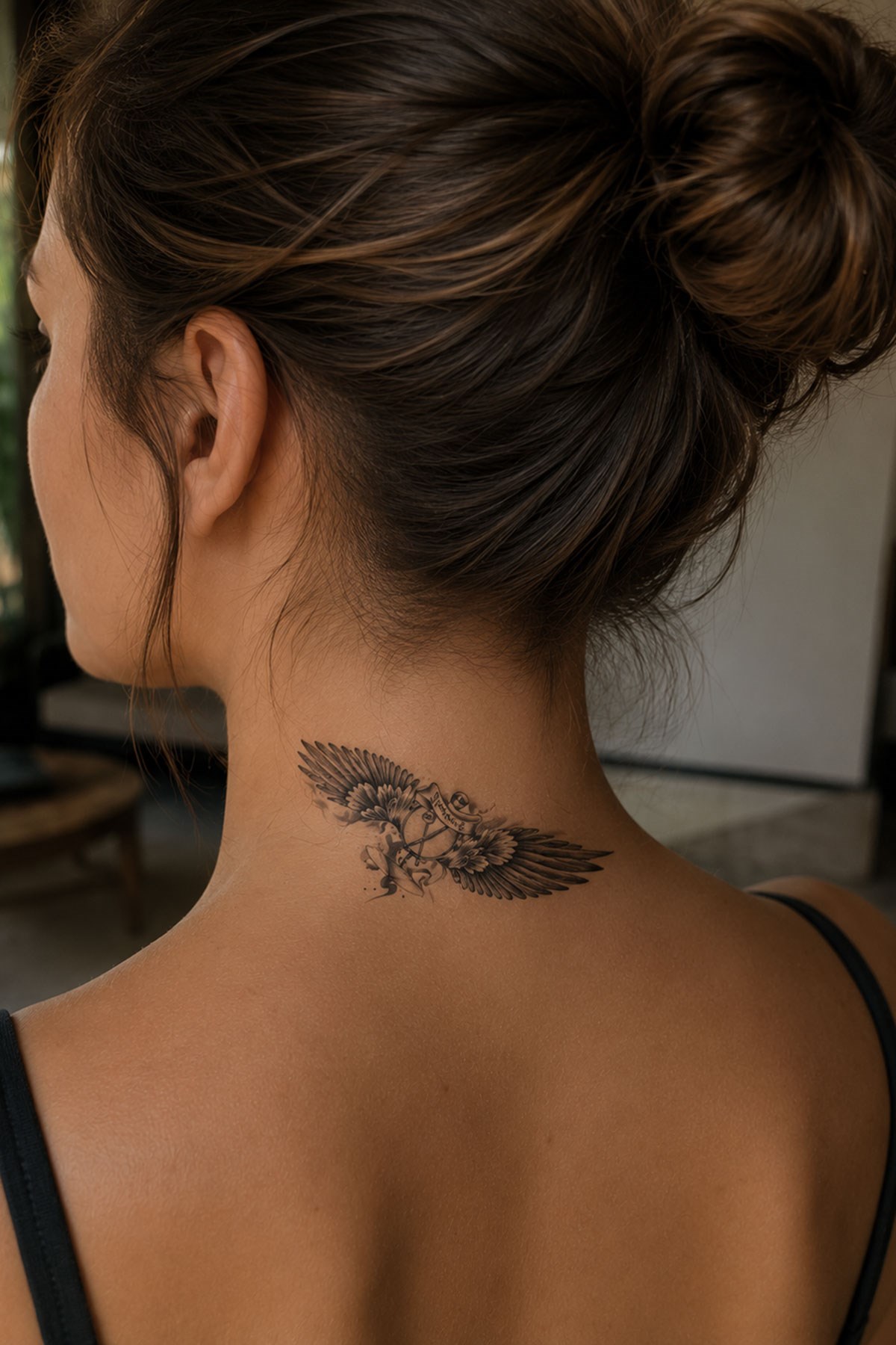Bateri Kanat Mini Geçici Dövme Tattoo