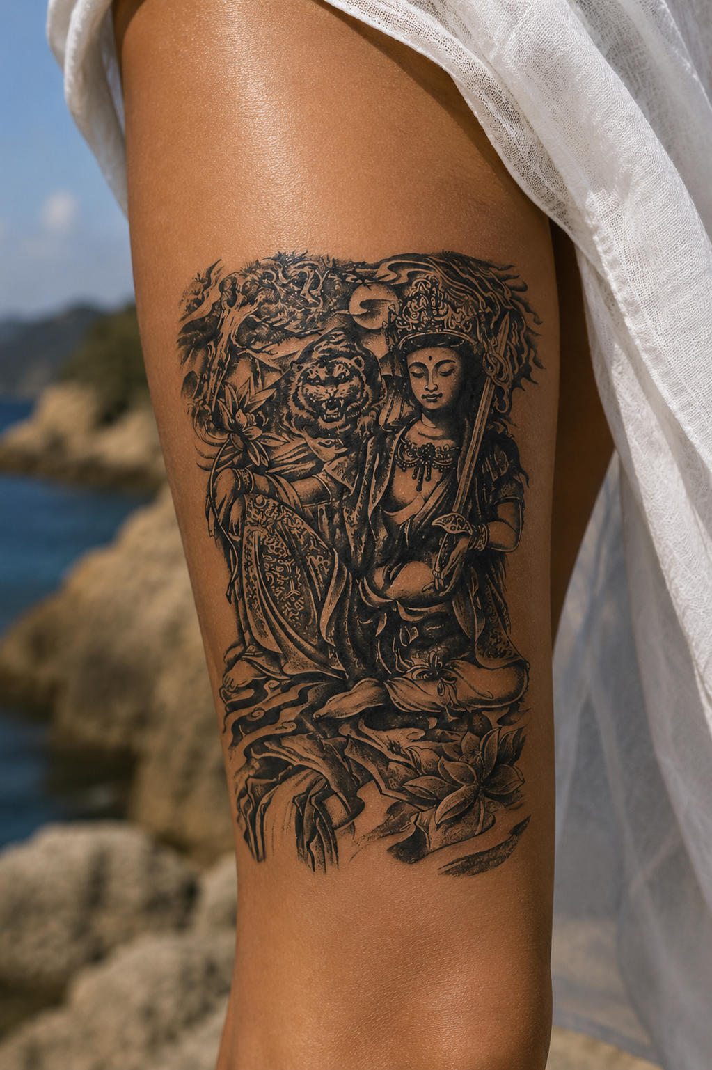 Savaşçı Sonradan Kararan Yarı Kalıcı Geçici Dövme Tattoo