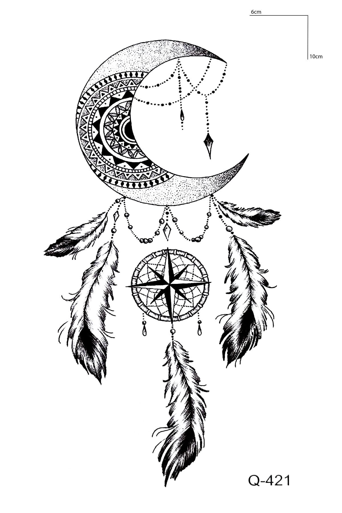 Düş Kapanı Mini Geçici Dövme Tattoo