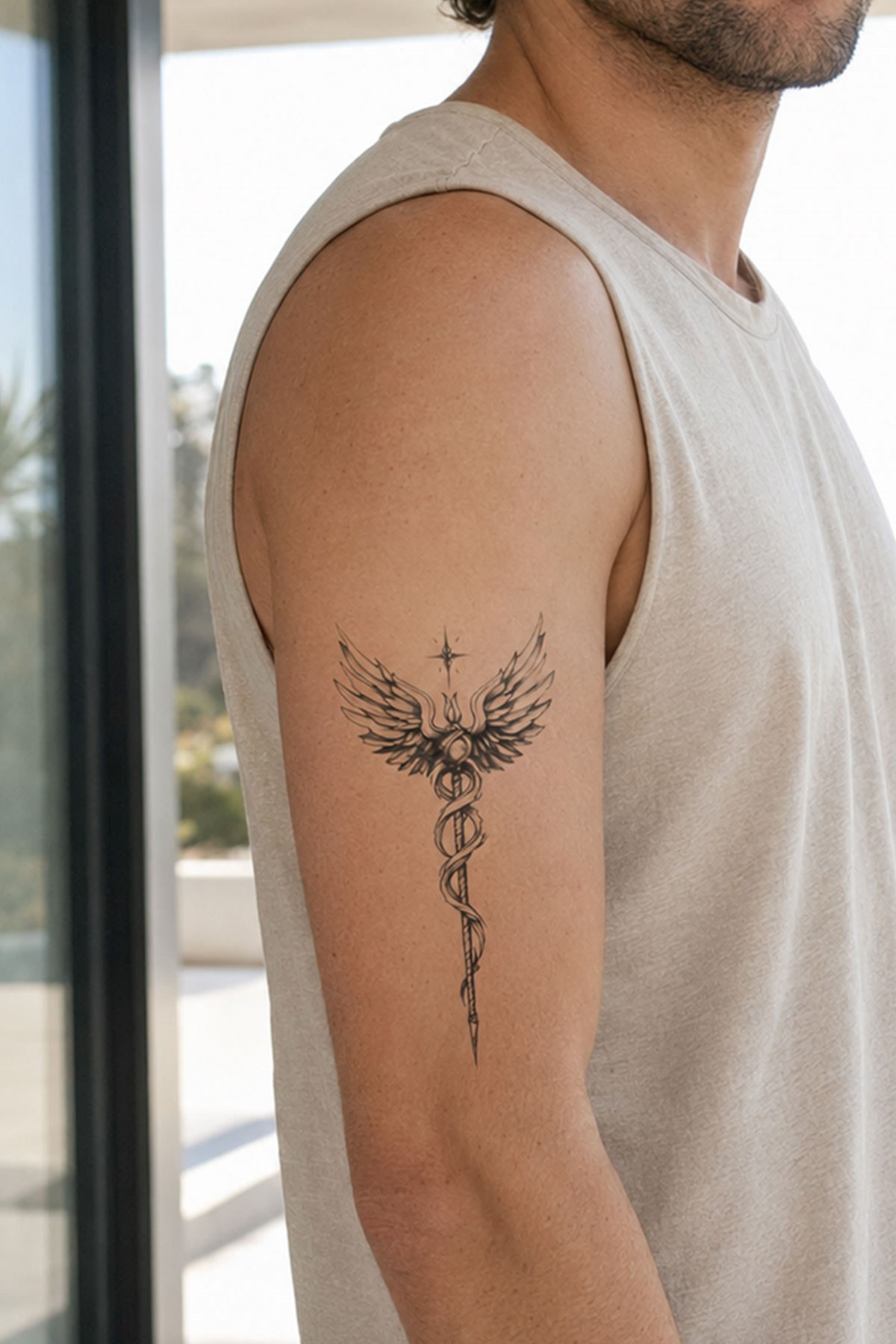Melek Kanadı Mini Geçici Dövme Tattoo