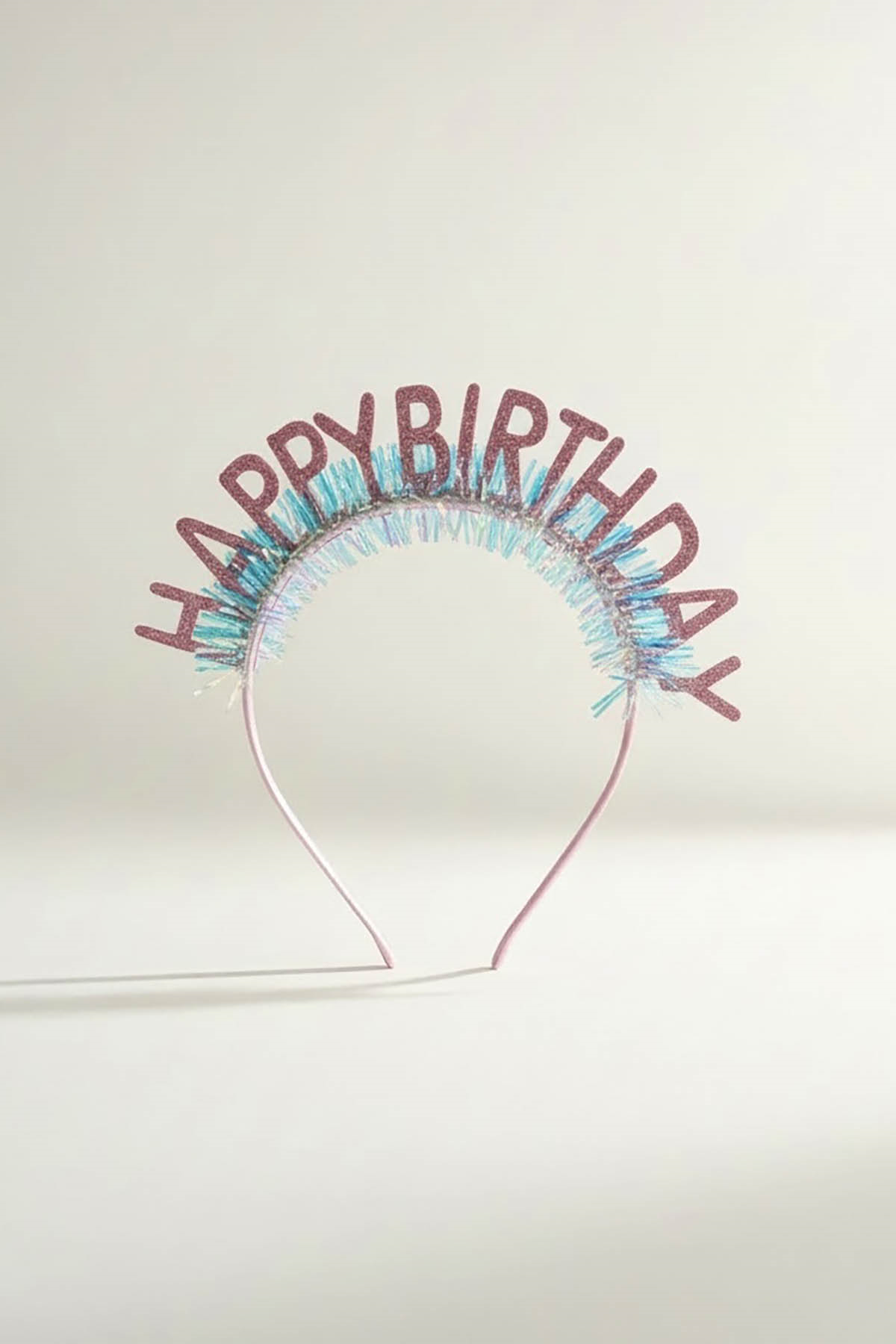 Pembe Renk Happy Birthday Yazılı Taç