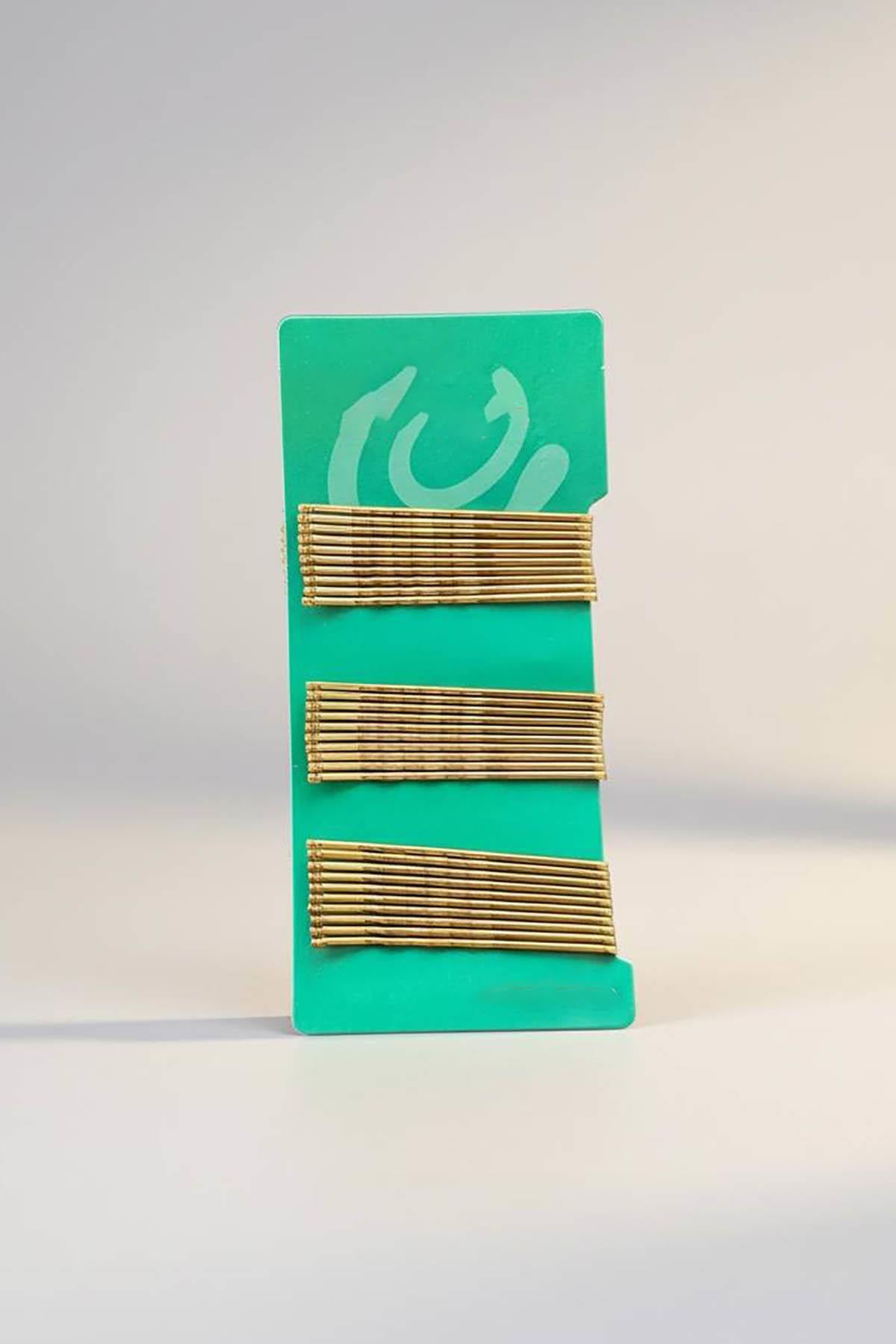 30lu Altın Renk Tel Toka