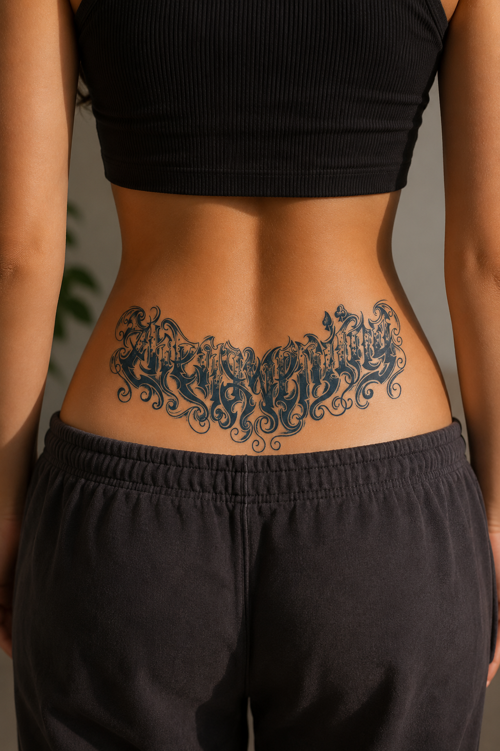 Yazı Figürlü Sonradan Kararan Yarı Kalıcı Geçici Dövme Tattoo