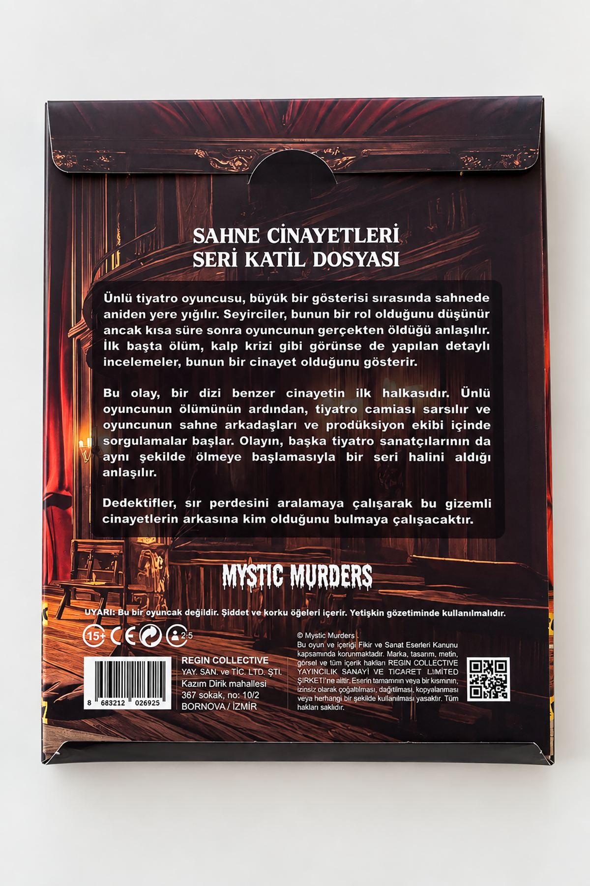 Dedektif Cinayet Çözme Oyunu-Sahne Cinayetleri