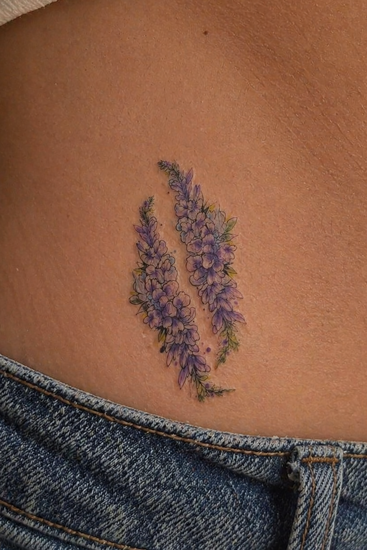 Geçici Çiçek Figürlü Mini Dövme Tattoo