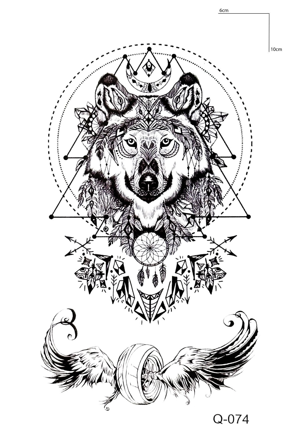 Kurt Mini Geçici Dövme Tattoo